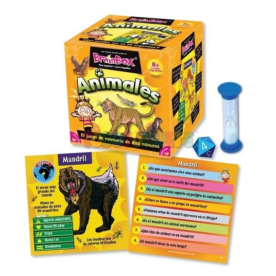 JUEGO MEMORIA BRAINBOX ANIMALES | 5025822934031 | Librería Castillón - Comprar libros online Aragón, Barbastro