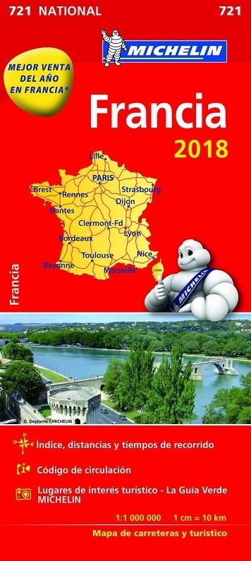 Mapa National Francia | 9782067226524 | VV.AA. | Librería Castillón - Comprar libros online Aragón, Barbastro