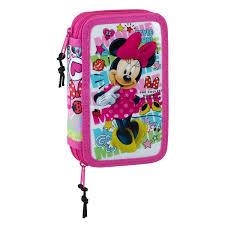 PLUMIER DOBLE PQÑO 28 PAZAS MINNIE MOUSE COOL 411848854 | 8412688290406 | Librería Castillón - Comprar libros online Aragón, Barbastro