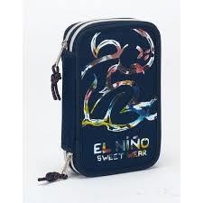 PLUMIER DOBLE PQÑO 28 PZAS EL NIÑO SPLAS 411832854 | 8412688296439 | Librería Castillón - Comprar libros online Aragón, Barbastro