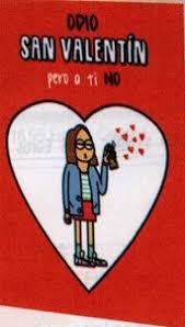 TARJETA SAN VALENTIN P8LADAS - ODIO SAN VALENTIN PERO A TI NO | 8432715098386 | Librería Castillón - Comprar libros online Aragón, Barbastro