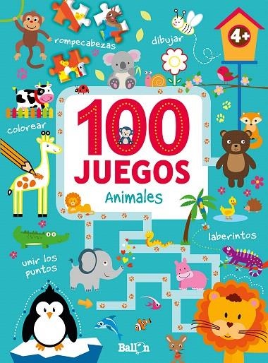 100 juegos - Animales | 9789403204536 | Ballon | Librería Castillón - Comprar libros online Aragón, Barbastro