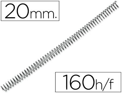 ESPIRAL METÁLICO Q-CONNECT 64 5:1 20MM 1.2MM CAJA DE 100 UNIDADES KF04434 | 5705831044340 | Librería Castillón - Comprar libros online Aragón, Barbastro