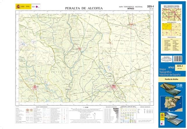 Mapa MTN 25 Hoja 325-I Peralta de Alcofea | 9788441634961 | INSTITUTO GEOGRAFICO NACIONAL (ESPAÑA) | Librería Castillón - Comprar libros online Aragón, Barbastro