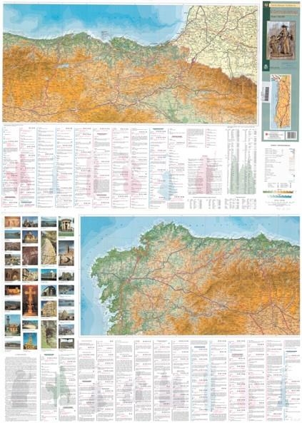 Mapa Camino de Santiago Escala 1:500.000 | 8423434120465 | INSTITUTO GEOGRAFICO NACIONAL (ESPAÑA) | Librería Castillón - Comprar libros online Aragón, Barbastro