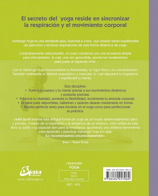 Ashtanga Yoga | 9788484457060 | Scott, John | Librería Castillón - Comprar libros online Aragón, Barbastro