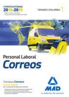 PERSONAL LABORAL DE CORREOS Y TELÉGRAFOS ed 2018 TEMARIO VOLUMEN 1 | 9788414214947 | Librería Castillón - Comprar libros online Aragón, Barbastro