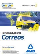 PERSONAL LABORAL DE CORREOS Y TELÉGRAFOS ed 2018 TEMARIO VOLUMEN 2 | 9788414214954 | Librería Castillón - Comprar libros online Aragón, Barbastro