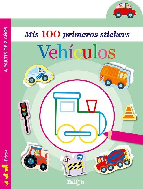 Vehículos - Mis 100 primeros stickers | 9789403204840 | Ballon | Librería Castillón - Comprar libros online Aragón, Barbastro