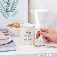 TAZA CONTIGO ME IRIA A MARTE Y A CUALQUIER OTRA PARTE  - MR WONDERFUL | 8435460723770 | MR WONDERFUL | Librería Castillón - Comprar libros online Aragón, Barbastro