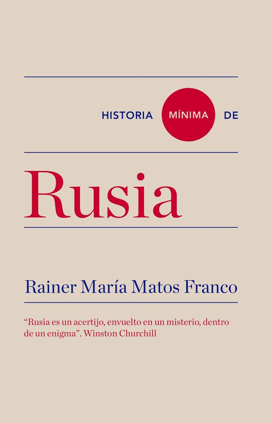 Historia mínima de Rusia | 9788417141615 | Matos Franco, Rainer María | Librería Castillón - Comprar libros online Aragón, Barbastro