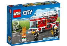 LEGO CITY CAMIÓN DE BOMBEROS CON ESCALERA 60107 | 5702015591768 | Librería Castillón - Comprar libros online Aragón, Barbastro