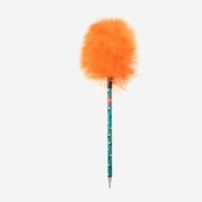 FLUFFY PENCILS -  LAPIZ CON PLUMA TUCAN NARANJA FLF001 | 8056304484550 | Librería Castillón - Comprar libros online Aragón, Barbastro