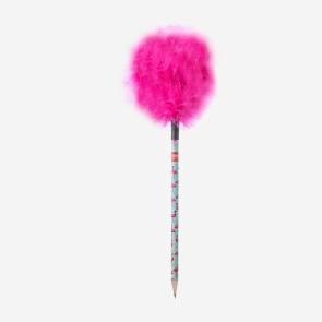 FLUFFY PENCILS -  LAPIZ CON PLUMA FLAMENCO ROSA FLF003 | 8056304484574 | Librería Castillón - Comprar libros online Aragón, Barbastro