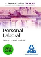 PERSONAL LABORAL DE CORPORACIONES LOCALES.ED 2018 TEST DEL TEMARIO GENERAL | 9788414217344 | NO DISPONIBLE | Librería Castillón - Comprar libros online Aragón, Barbastro