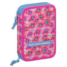 PLUMIER DOBLE PQÑO 34 PCS BENETTON FIORI 411851054 | 8412688294305 | Librería Castillón - Comprar libros online Aragón, Barbastro