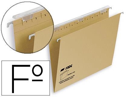 CARPETA COLGANTE TIKIFADE FLEX FOLIO VISOR SUPERIOR EFECTOLUPA 290MM KRAFT ECO 230GR LOMO V | 4002030010178 | Librería Castillón - Comprar libros online Aragón, Barbastro