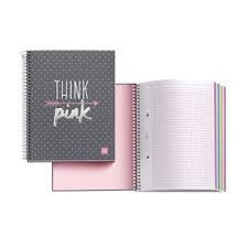 NOTEBOOK THINK PINK MIQUELRIUS A5 140H  70 GR CLA 46607 | 8422593466070 | Librería Castillón - Comprar libros online Aragón, Barbastro