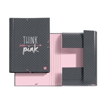 CARPETA SOLAPAS THINK PINK MIQUELRIUS 20887 | 8422593208878 | Librería Castillón - Comprar libros online Aragón, Barbastro