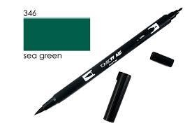 ROTULADOR TOMBOW DUAL BRUSH COLOR SEA GREEN ABT 346 | 4901991901474 | Librería Castillón - Comprar libros online Aragón, Barbastro