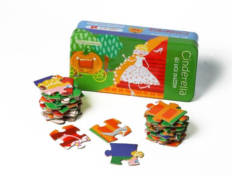 PUZZLE FOURNIER 60 PIEZAS CAJA METÁLICA CENICIENTA | 7290011890612 | Librería Castillón - Comprar libros online Aragón, Barbastro