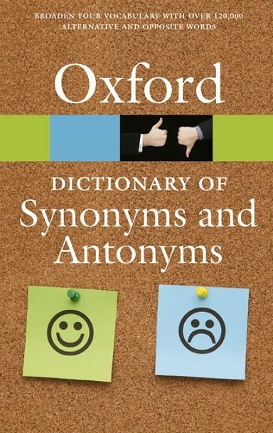 Oxford Dictionary Synonyms & Antonyms 3rd Edition | 9780198705185 | Varios Autores | Librería Castillón - Comprar libros online Aragón, Barbastro