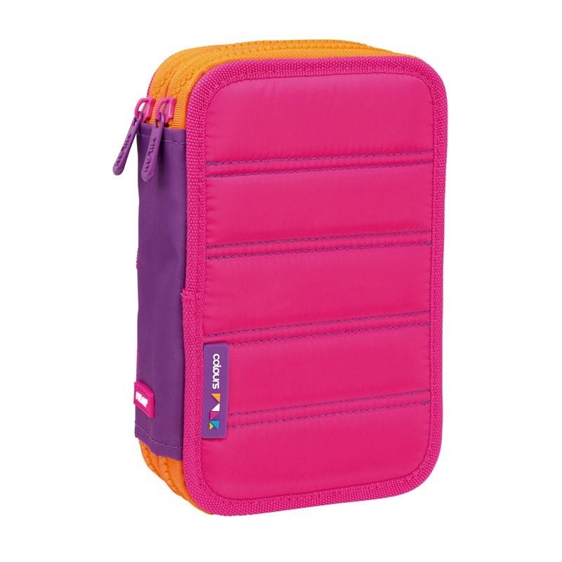 PLUMIER MILAN 2 PISOS CON CONTENIDO COLOURS ROSA | 8411574075257 | Librería Castillón - Comprar libros online Aragón, Barbastro