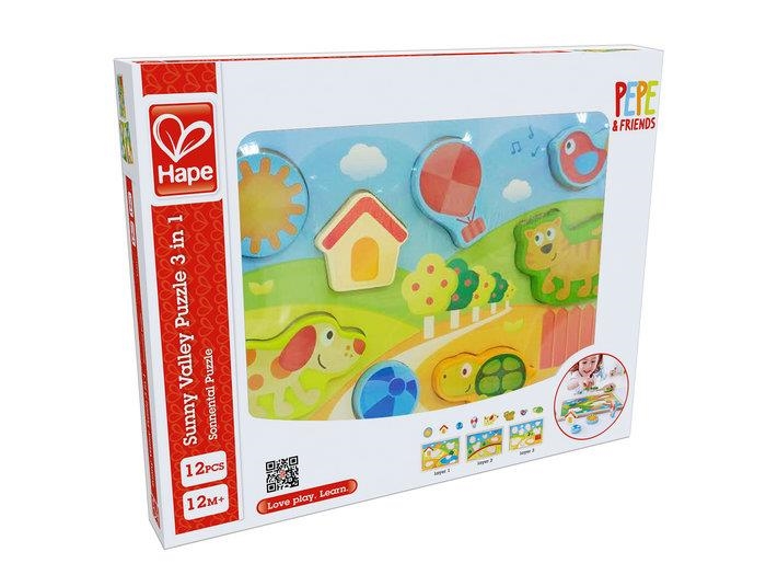 JUEGO HAPE ENCAJABLE 3 EN 1 PEPE Y AMIGOS | 6943478016958 | VV.AA. | Librería Castillón - Comprar libros online Aragón, Barbastro