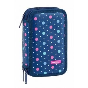 PLUMIER TRIPLE SAFTA DOTS BLUE | 8412688317721 | Librería Castillón - Comprar libros online Aragón, Barbastro