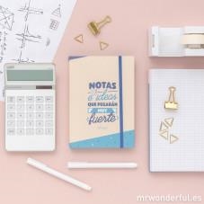 LIBRETA CON NOTAS E IDEAS QUE PEGARAN MUY FUERTE - MR WONDERFUL | 8435460732260 | MR WONDERFUL | Librería Castillón - Comprar libros online Aragón, Barbastro