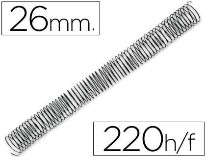 Espiral metalico q-connect 64 5:1 26mm 1,2mm caja de 50 unidades | 5705831044371 | Librería Castillón - Comprar libros online Aragón, Barbastro