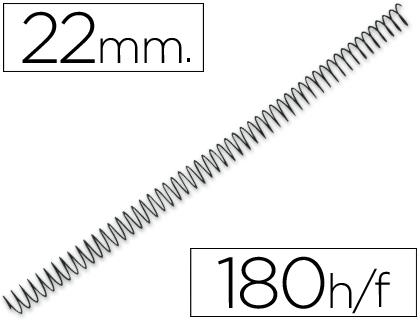 Espiral metalico q-connect 64 5:1 22mm 1,2mm caja de 100 unidades | 5705831044357 | Librería Castillón - Comprar libros online Aragón, Barbastro