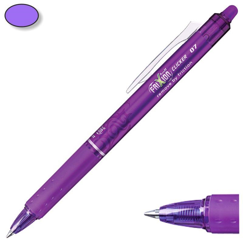 PILOT FRIXION CLICKER VIOLETA (0.7 BORRABLE Y RETRACTIL) | 3131910213598 | Librería Castillón - Comprar libros online Aragón, Barbastro