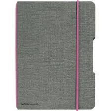 LIBRETA FLEXIBLE A6 PP 40H EFECTO LINO C/ GOMA ROSA 11361805 | 4008110493640 | Librería Castillón - Comprar libros online Aragón, Barbastro