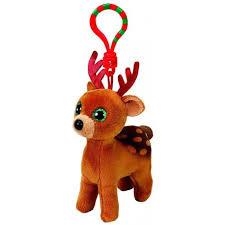 PELUCHE LLAVERO  TY BOOS TINSEL B.REINDEER 10 CM | 008421372539 | Librería Castillón - Comprar libros online Aragón, Barbastro