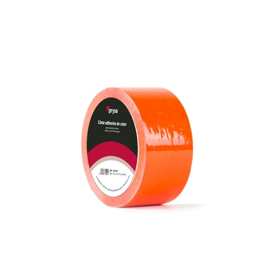 ROLLO CINTA ADHESIVA DE COLOR 48 MM X 63 M OPP NARANJA | 8429640185373 | Librería Castillón - Comprar libros online Aragón, Barbastro