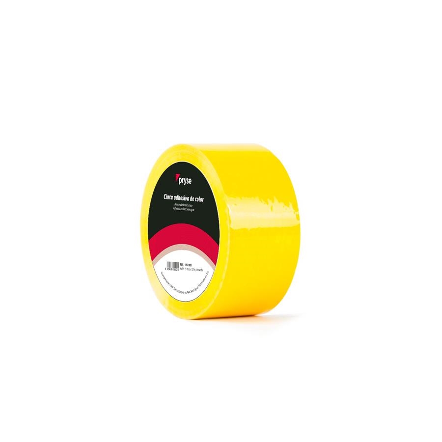 ROLLO CINTA ADHESIVA DE COLOR 48 MM X 63 M OPP AMARILLA | 8429640185311 | Librería Castillón - Comprar libros online Aragón, Barbastro