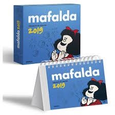 2019 CALENDARIO MAFALDA SOBREMESA COLECCIÓN CAJA AZUL | 7798071446584 | Librería Castillón - Comprar libros online Aragón, Barbastro