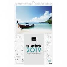 CALENDARIO 2019 DE PARED ESPIRAL PARA ESCRIBIR - PAISAJES PARADISIACOS | 8422952173533 | Librería Castillón - Comprar libros online Aragón, Barbastro