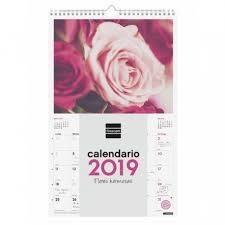 CALENDARIO 2019 DE PARED ESPIRAL PARA ESCRIBIR - FLORES HERMOSAS | 8422952173588 | Librería Castillón - Comprar libros online Aragón, Barbastro