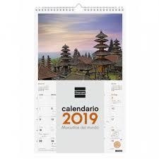 CALENDARIO 2019 DE PARED ESPIRAL PARA ESCRIBIR - MARAVILLAS DEL MUNDO | 8422952173564 | Librería Castillón - Comprar libros online Aragón, Barbastro