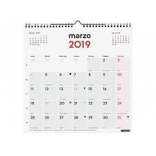 CALENDARIO 2019 PARED ESPIRAL PARA ESCRIBIR 30x30  78152 | 8422952172550 | Librería Castillón - Comprar libros online Aragón, Barbastro