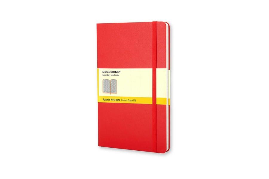 MOLESKINE LIBRETA CLASICA TAPA DURA ROJA L SQUARED CLASSIC RED NOTEBOOK L ROJO CUADERNO CUADRICULADO | 9788862930338 | MOLESKINE | Librería Castillón - Comprar libros online Aragón, Barbastro