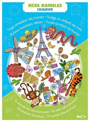 MEGA MANDALAS - ANIMALES Y MUNDO | 9789403209524 | Ballon | Librería Castillón - Comprar libros online Aragón, Barbastro