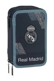 PLUMIER TRES PISOS 41 PZAS  REAL MADRID BLACK 4111834057 | 8412688323272 | Librería Castillón - Comprar libros online Aragón, Barbastro