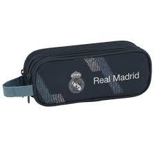 PORTATODO DOBLE REAL MADRID BLACK 811834513 | 8412688323494 | Librería Castillón - Comprar libros online Aragón, Barbastro