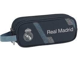 PORTATODO TRIPLE REAL MADRID BLACK 811834635 | 8412688323524 | Librería Castillón - Comprar libros online Aragón, Barbastro