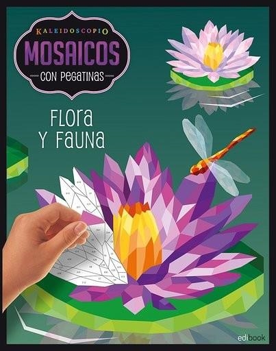 KALEIDOSCOPIO- MOSAICOS CON PEGATINAS PARA ADULTOS- FLORA Y FAUNA | 9788491960393 | Desconocido | Librería Castillón - Comprar libros online Aragón, Barbastro