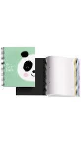 CUADERNO ESPIRAL MIQUELRIUS ARCOIRIS NB-4 A5 120  CLA ESTAMPADO PANDA VERDE JORDI LABANDA | 8422593450994 | Librería Castillón - Comprar libros online Aragón, Barbastro