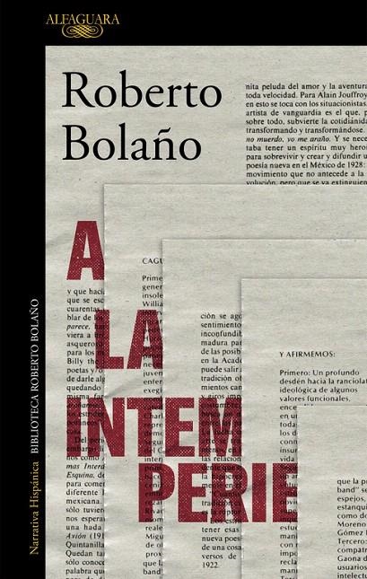 A la intemperie | 9788420431598 | Roberto Bolaño | Librería Castillón - Comprar libros online Aragón, Barbastro